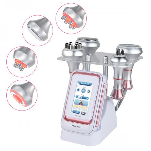 SQ176A Basic, 80K Cavitation 4in1 Body Sculpt Machine | Tripolar & 6-Pole RF Negative Pressure Massage, Skin Rejuvenation Lifting Toning Body Shaping Device for Home Spa, US Plug