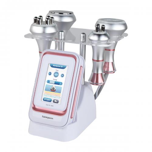 SQ176A Basic, 80K Cavitation 4in1 Body Sculpt Machine | Tripolar & 6-Pole RF Negative Pressure Massage, Skin Rejuvenation Lifting Toning Body Shaping Device for Home Spa, US Plug