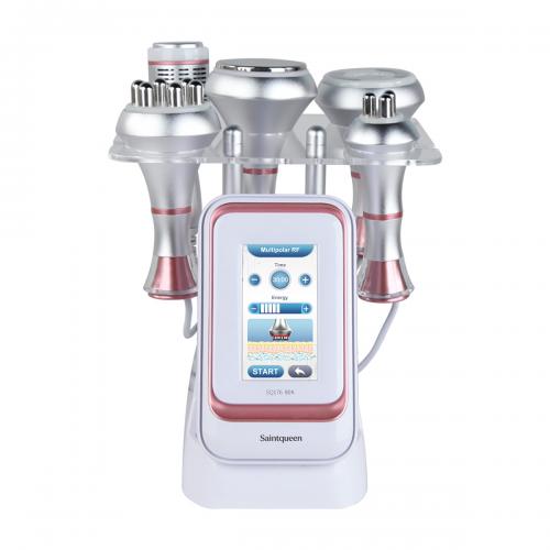 SQ176B Pro, 5in1 80K Cavitation  Machine, Multi-Polar RF Skin Firming Facial Lifting Vacuum Massage Cold Therapy Body Contouring Beauty Device for Home & Professional Salon Use, US Plug