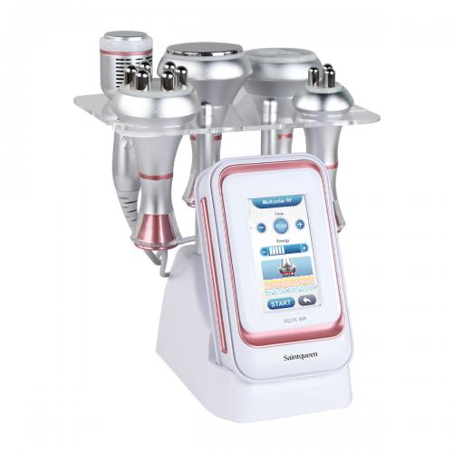 SQ176B Pro, 5in1 80K Cavitation  Machine, Multi-Polar RF Skin Firming Facial Lifting Vacuum Massage Cold Therapy Body Contouring Beauty Device for Home & Professional Salon Use, US Plug