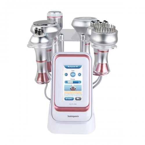 SQ176C Pro, 6in1 80K Body Sculpting Machine | Multifunctional RF Radio Frequency Body Shaping, Vacuum Massage, Cold Compress, BIO&LED Light Therapy for Face & Body Skin Tightening Body Contouring, US Plug