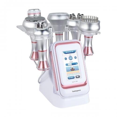 SQ176C Pro, 6in1 80K Body Sculpting Machine | Multifunctional RF Radio Frequency Body Shaping, Vacuum Massage, Cold Compress, BIO&LED Light Therapy for Face & Body Skin Tightening Body Contouring, US Plug