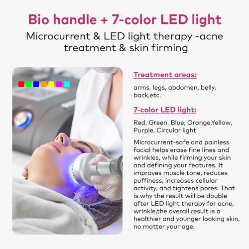 SQ154B Max, 11in1 80K  Machine, Multi-Pole RF Vacuum Negative Pressure EMS Laser BIO&LED Cold Head, Skin Firming Body Shaping Anti-Aging Skin Lifting, US Plug