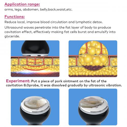 SQ154B Max, 11in1 80K  Machine, Multi-Pole RF Vacuum Negative Pressure EMS Laser BIO&LED Cold Head, Skin Firming Body Shaping Anti-Aging Skin Lifting, US Plug