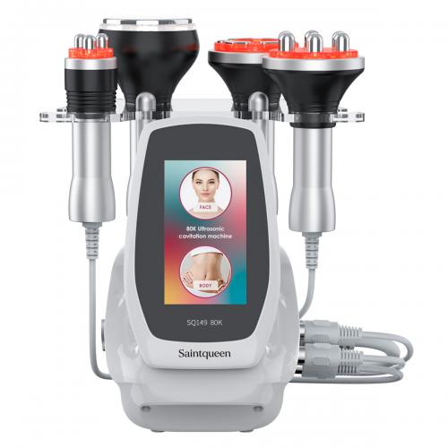 SQ149 Basic, 4in1 80K Body Sculpting Machine, Multipolar RF Skin Tightening & Negative Pressure Massage Body Contouring Device for Home Salon Use, US Plug