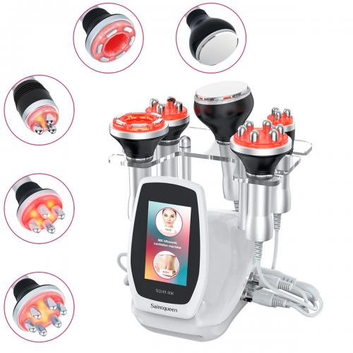 SQ149 Pro, 5in1 80K Body Sculpting Machine, Multi-Polar RF Skin Tightening Negative Pressure Massage Body Shaping Device, US Plug