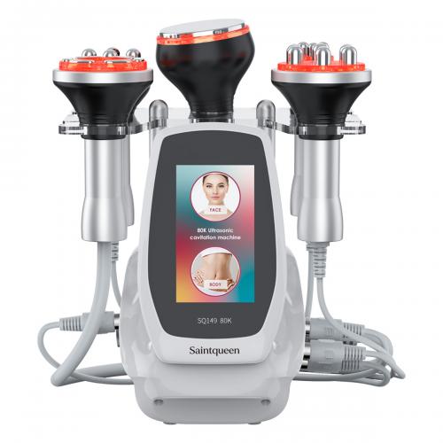 SQ149 Pro, 5in1 80K Body Sculpting Machine, Multi-Polar RF Skin Tightening Negative Pressure Massage Body Shaping Device, US Plug