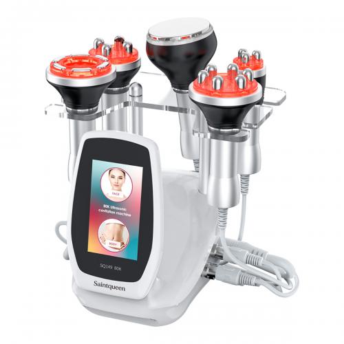 SQ149 Pro, 5in1 80K Body Sculpting Machine, Multi-Polar RF Skin Tightening Negative Pressure Massage Body Shaping Device, US Plug