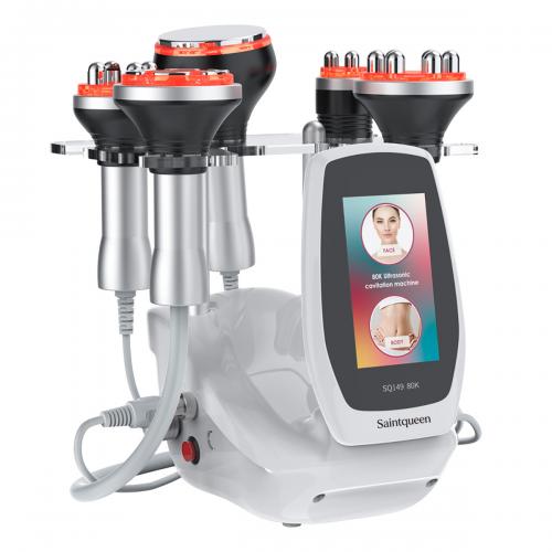 SQ149 Pro, 5in1 80K Body Sculpting Machine, Multi-Polar RF Skin Tightening Negative Pressure Massage Body Shaping Device, US Plug