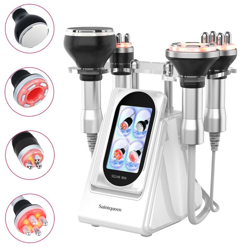 SQ148A Basic, 4in1 80K Body  Machine | RF Radio Frequency Skin Tightening Negative Pressure Massage Body & Face Shaping, US Plug