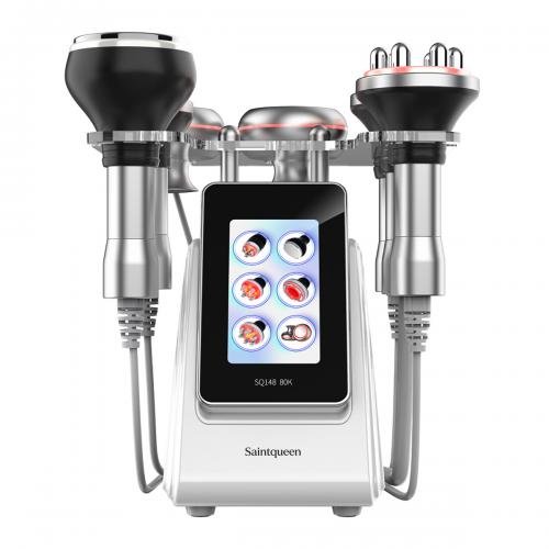 SQ148B Pro, 6in1 80K Cavitation Machine, Multipolar RF EMS Negative Pressure Body Sculpting Machine, Skin Lifting Tightening for Face & Body, US Plug