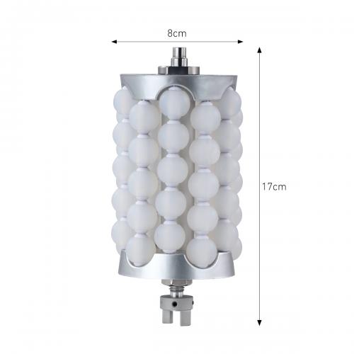SQ160A Inner Ball Roller Machine, 360° Rotating Compression Micro-Vibration Body & Face Contouring Device with LED Light Therapy for Lymphatic Drainage, Skin Smoothing, US Plug