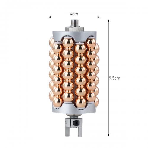 SQ160A Inner Ball Roller Machine, 360° Rotating Compression Micro-Vibration Body & Face Contouring Device with LED Light Therapy for Lymphatic Drainage, Skin Smoothing, US Plug