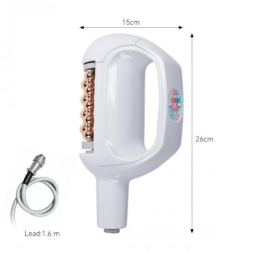 SQ160B Inner Ball Roller Machine, 360° Rotation Compression Micro-Vibration Body & Face Contouring Device, Dual Handle Lymphatic Drainage Skin Smoothing Skin Tightening, US Plug