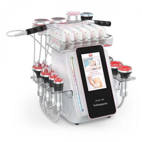 SQ166 Ultra, 13in1 80K Ultrasonic Cavitation Beauty Machine With Laser Board, Multi-Function RF Body Contouring Anti-Aging Facial & Body Toning, US Plug