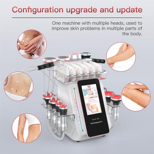 SQ166 Ultra, 13in1 80K Ultrasonic Cavitation Beauty Machine With Laser Board, Multi-Function RF Body Contouring Anti-Aging Facial & Body Toning, US Plug