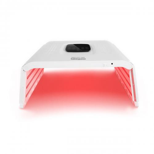 SQ22 Foldable Mini Space Capsule Full-Body, 7-Color 468 Beads LED Light Therapy Machine Light NIR Phototherapy Skin Rejuvenation with Time Temp Brightness Control, US Plug