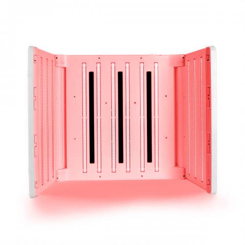 SQ22 Foldable Mini Space Capsule Full-Body, 7-Color 468 Beads LED Light Therapy Machine Light NIR Phototherapy Skin Rejuvenation with Time Temp Brightness Control, US Plug