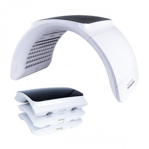 SQ2 Foldable PDT LED Light Therapy Device, 264 Beads 7-Color Photodynamic Facial Body Skin Rejuvenation, Calcium Supplement Light, Low-Level LLLT Lamp, US Plug