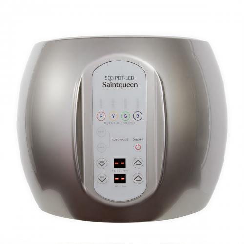 SQ3 4 Color Light Therapy Machine, PDT-2128DR RYGB LED Photon Facial Beauty Device with FIR Heating for Salon Home Skin Rejuvenation Care, US Plug