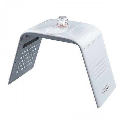 SQ125 7-Color PDT LED Light Therapy Spectrometer, 117 LED Beads Facial Skin Care Beauty Folding Machine with Ultrasonic Nano Spray & Hot Compress, US Plug