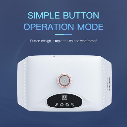 SQ122 LED Hydration Spectrometer 135 Beads 8-Color Light Therapy Machine With Nano Mist Spray, Foldable PDT Photon Facial Skin Rejuvenation, US Plug