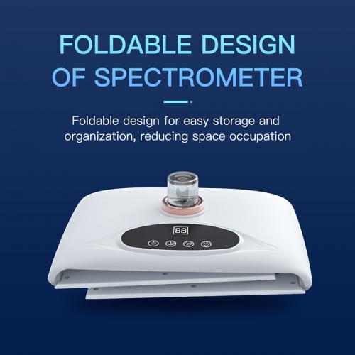 SQ122 LED Hydration Spectrometer 135 Beads 8-Color Light Therapy Machine With Nano Mist Spray, Foldable PDT Photon Facial Skin Rejuvenation, US Plug