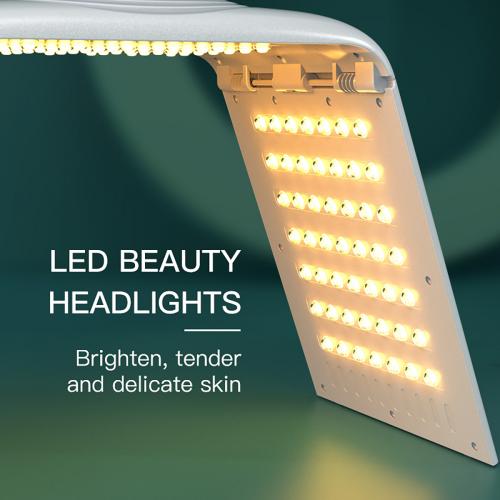 SQ132 7-Color Folding LED Spectrometer, 147 Beads Photon Light Therapy Device, 8 Light Modes Skin Rejuvenation Beauty Machine, US Plug