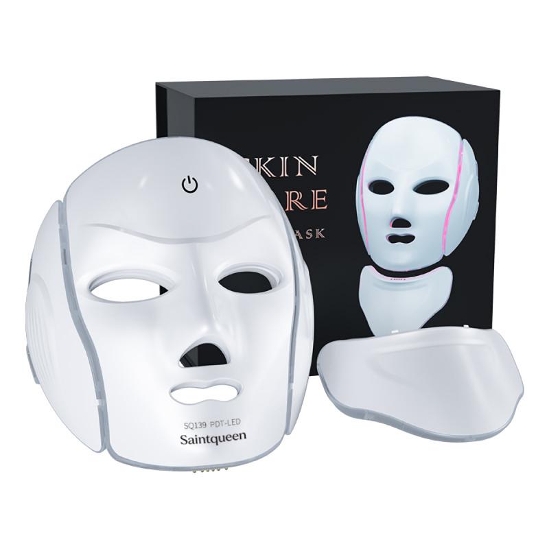 SQ139 | Microcurrent Radiance Mask 119-LED 7-Color LED Face Mask with Microcurrent