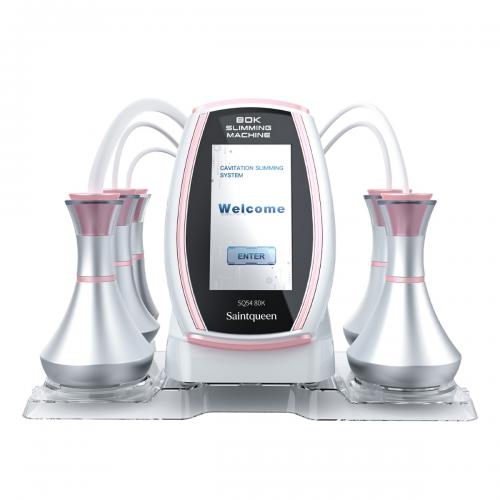 SQ54 Pro, 5in1 80K Cavitation  Machine, Multipolar RF Body Shaping & Skin Lifting Device, Vacuum Massage Anti-Aging Beauty Machine for Face & Body Home Use, US Plug
