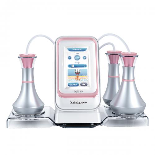 SQ53 Basic, 3in1 80K Cavitation Machine, 3-Pole & 4-Pole Radio Frequency Skin Lifting Tightening for Body Shaping Facial Anti-Aging Skin Rejuvenation, US Plug