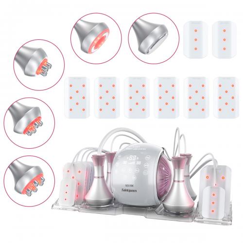 SQ52 Pro, 6in1 80K Cavitation  Machine, Multi-Polar RF Vacuum Lipo Laser Body Sculpting Skin Tightening Beauty Device for Home & Salon Use, US Plug