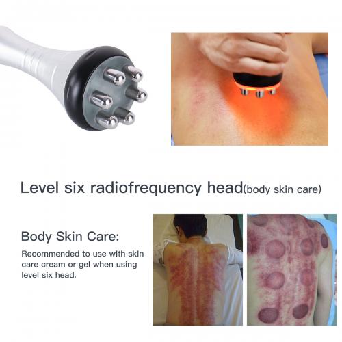 SQ47B Pro, 6in1 40K Cavitation Body Sculpting Device, Multi-Polar RF Vacuum EMS Laser for Body Contouring, Skin Smoothing & Face Skin Firming, US Plug