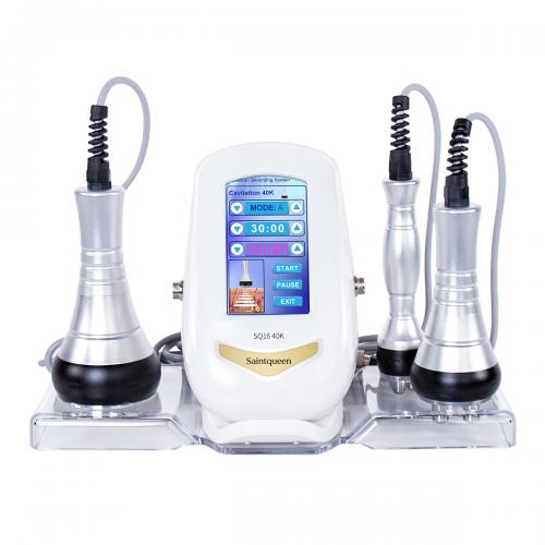SQ16 Basic, 3in1 40K Cavitation  Instrument, Body Contouring Multipolar Tripolar Tetrapolar RF Skin Lifting Tightening Body Shaping Skin Smoothing, US Plug