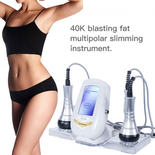 SQ16 Basic, 3in1 40K Cavitation  Instrument, Body Contouring Multipolar Tripolar Tetrapolar RF Skin Lifting Tightening Body Shaping Skin Smoothing, US Plug