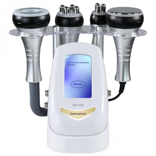 SQ16B Basic, 4in1 40K Cavitation Body Sculpting Machine, Tripolar Multipolar RF Vacuum Anti-Aging Skin Tightening Lifting Wrinkle Reduction Body Contouring, US Plug