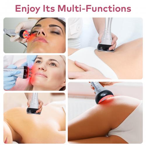 SQ16B Basic, 4in1 40K Cavitation Body Sculpting Machine, Tripolar Multipolar RF Vacuum Anti-Aging Skin Tightening Lifting Wrinkle Reduction Body Contouring, US Plug