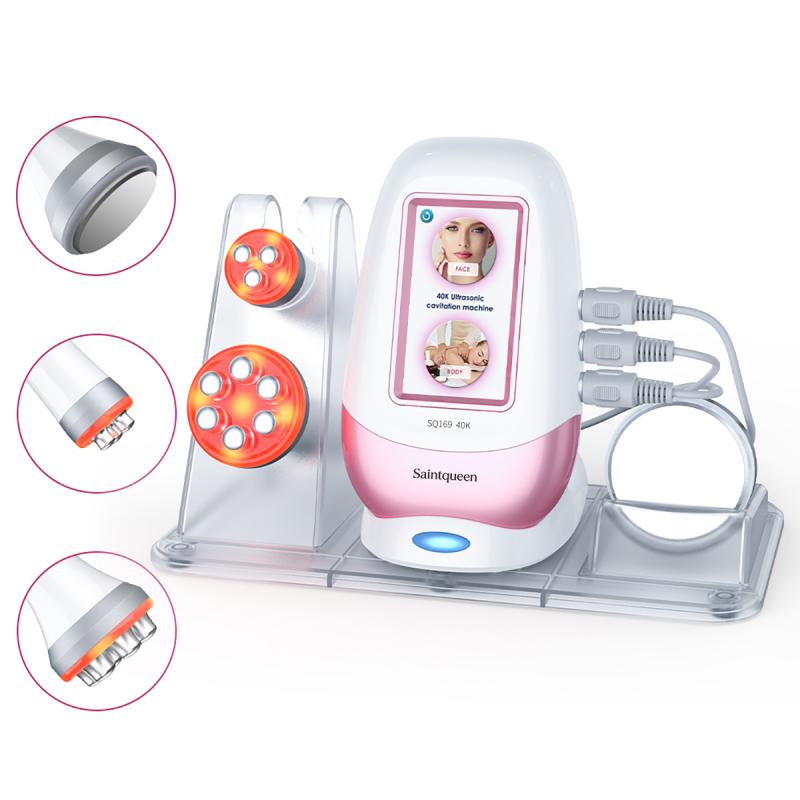 SQ169 Basic, 3in1 40K Ultrasonic Cavitation Body Sculpting Machine | Tripolar 6-Pole RF for Face Anti-Aging, Wrinkle Reduction, Body  & Skin Firming Home Beauty Equipment, US Plug