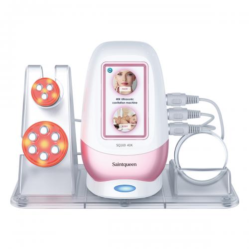 SQ169 Basic, 3in1 40K Ultrasonic Cavitation Body Sculpting Machine | Tripolar 6-Pole RF for Face Anti-Aging, Wrinkle Reduction, Body  & Skin Firming Home Beauty Equipment, US Plug