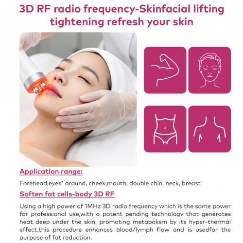 SQ169 Basic, 4in1 Home 40K Cavitation Body Sculpting Machine Multi-Polar RF Vacuum Massage Skin Firming Contouring Beauty Tool for Face Body, US Plug