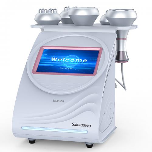SQ90A Pro, 5in1 80K Cavitation  Machine | 3/4/6-Pole RF & Negative Pressure Massage for Body Sculpting, Face Lifting & Skin Firming, US Plug