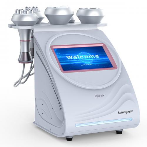 SQ90A Pro, 5in1 80K Cavitation  Machine | 3/4/6-Pole RF & Negative Pressure Massage for Body Sculpting, Face Lifting & Skin Firming, US Plug
