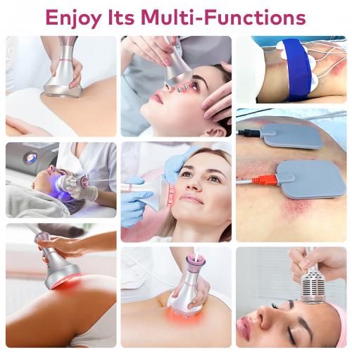 SQ90E Plus, 9in1 80K Cavitation Machine | Multipolar RF Vacuum RF EMS Microcurrent Lipo Laser Cold Hammer Meridian Brush, Body Sculpting Skin Tightening, US Plug