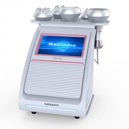SQ92A Pro, 5in1 80K Ultrasonic Cavitation Machine, Multi-Pole RF Skin Tightening Vacuum Negative Pressure Massage Body Shaping , US Plug