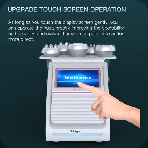 SQ92A Pro, 5in1 80K Ultrasonic Cavitation Machine, Multi-Pole RF Skin Tightening Vacuum Negative Pressure Massage Body Shaping , US Plug