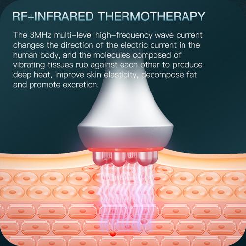 SQ92C Pro, 6in1 80K Ultrasonic Cavitation Machine, Multi-Polar RF Vacuum Lipo Laser Body Sculpting  Device for Salon & Home Skin Tightening Contouring, US Plug