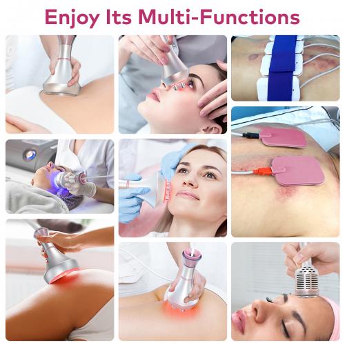 SQ121C Plus, 9in1 80K Cavitation Machine With Laser Lipo Pads Multi-Polar RF Vacuum EMS BIO LED Cold Hammer Body Sculpting Skin Tightening, US Plug
