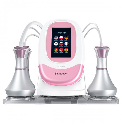 SQ95A Pro, 5in1 80K Cavitation Machine | Multi-Polar RF & Vacuum Negative Pressure Body Sculpting Device, Face Lifting Skin Tightening, US Plug