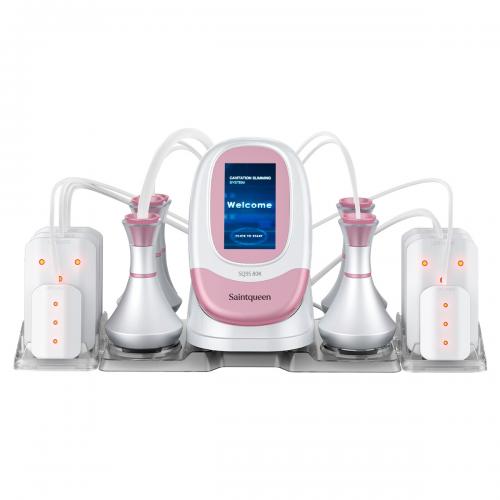 SQ95C Pro, 6in1 80K Cavitation Machine | Multi-Polar RF Vacuum Lipo Laser Body Sculpting Device, Face Lifting Skin Tightening Anti-Aging, US Plug