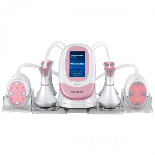 SQ95B Pro, 6in1 Multifunctional Body Sculpting Machine 80K Cavitation, Multi-Polar RF, Vacuum Massage & EMS Pads for Skin Lifting & Shaping, US Plug